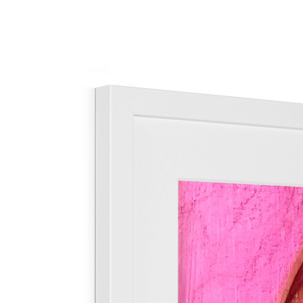 Kosmee I Kunstdruck gerahmt mit Passepartout