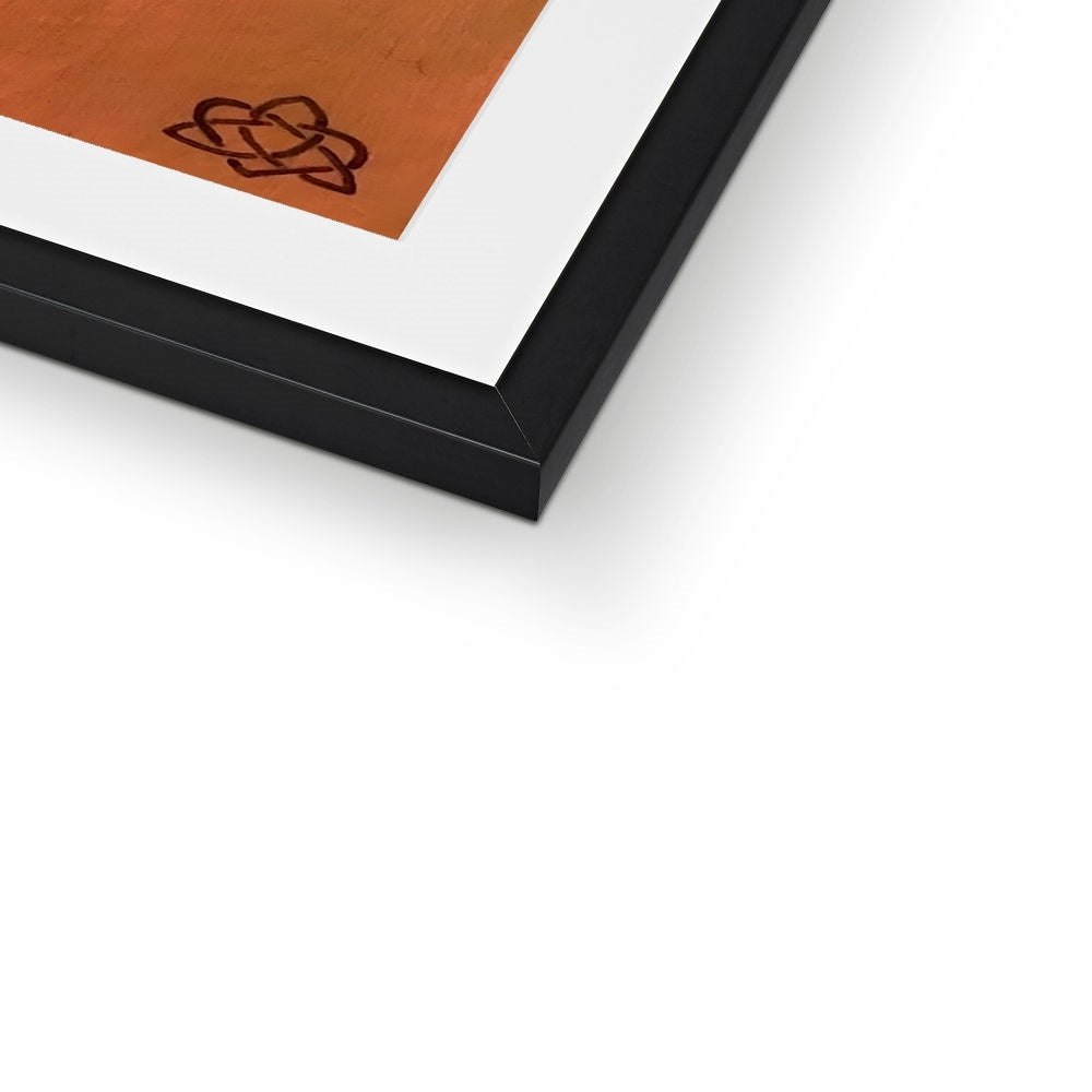 Kosmee I Kunstdruck gerahmt mit Passepartout