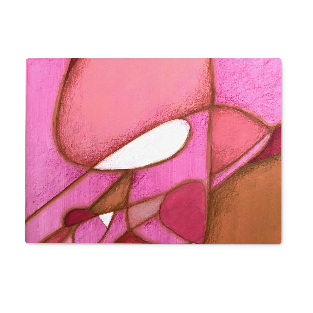 Cosmos I Glass Chopping Board