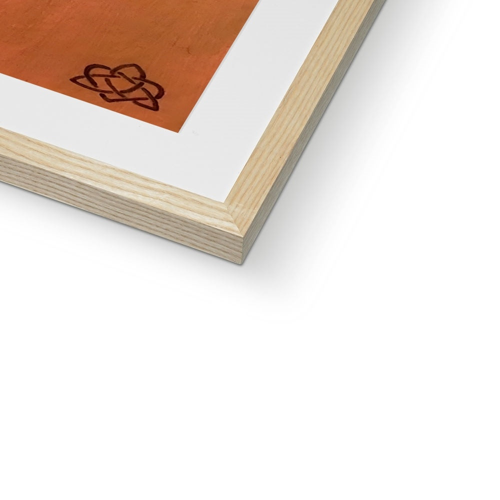 Kosmee I Kunstdruck gerahmt mit Passepartout
