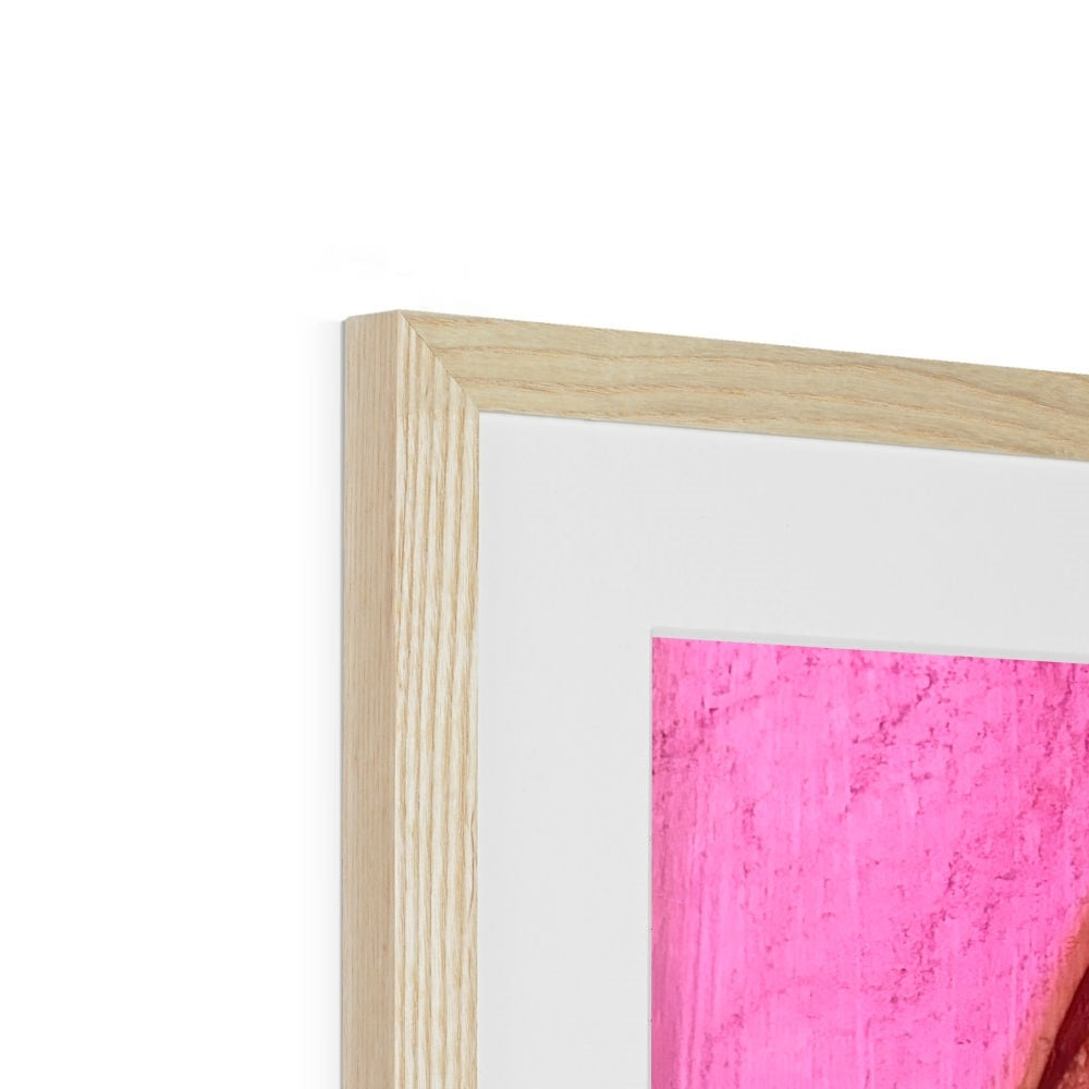 Kosmee I Kunstdruck gerahmt mit Passepartout