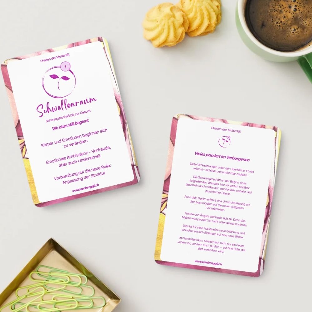 The Phases of Motherhood – 16 Cards for Self-Reflection