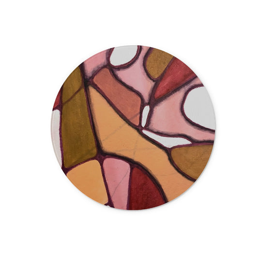  Chrysanthemum II Glass Chopping Board